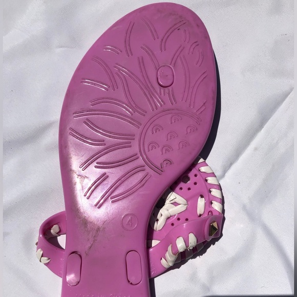 Jack Rogers pink Georgica jelly sandals-Size 4 - Picture 4 of 7